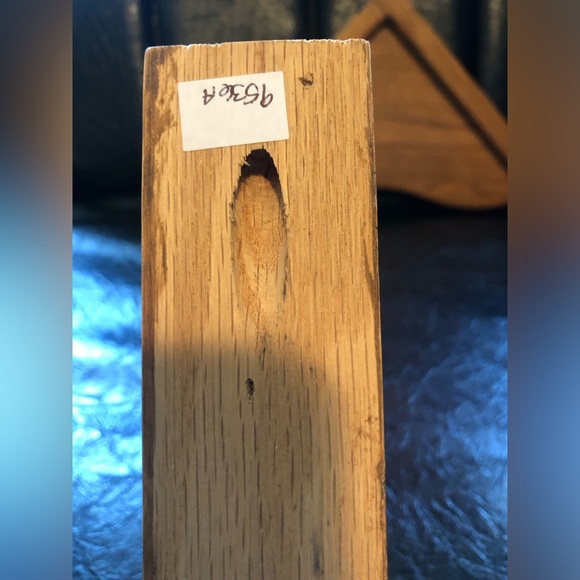 9536 Set-2 Vintage Wooden Oak Shelf Supports/Cornices Approx. 1.25” x 10” x 10” - Picture 8 of 9